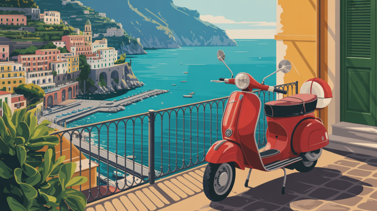 An Italian country side