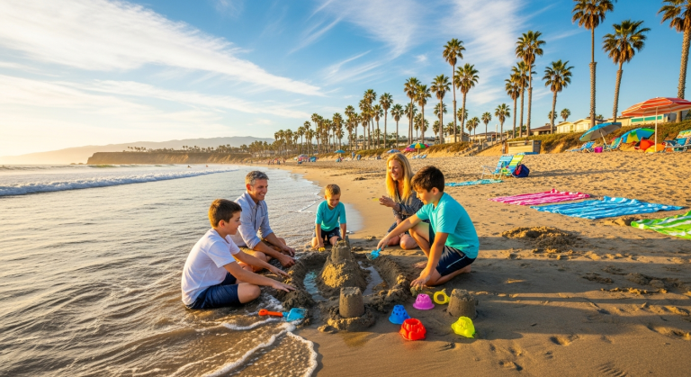 Family-friendly Southern California beach vacation