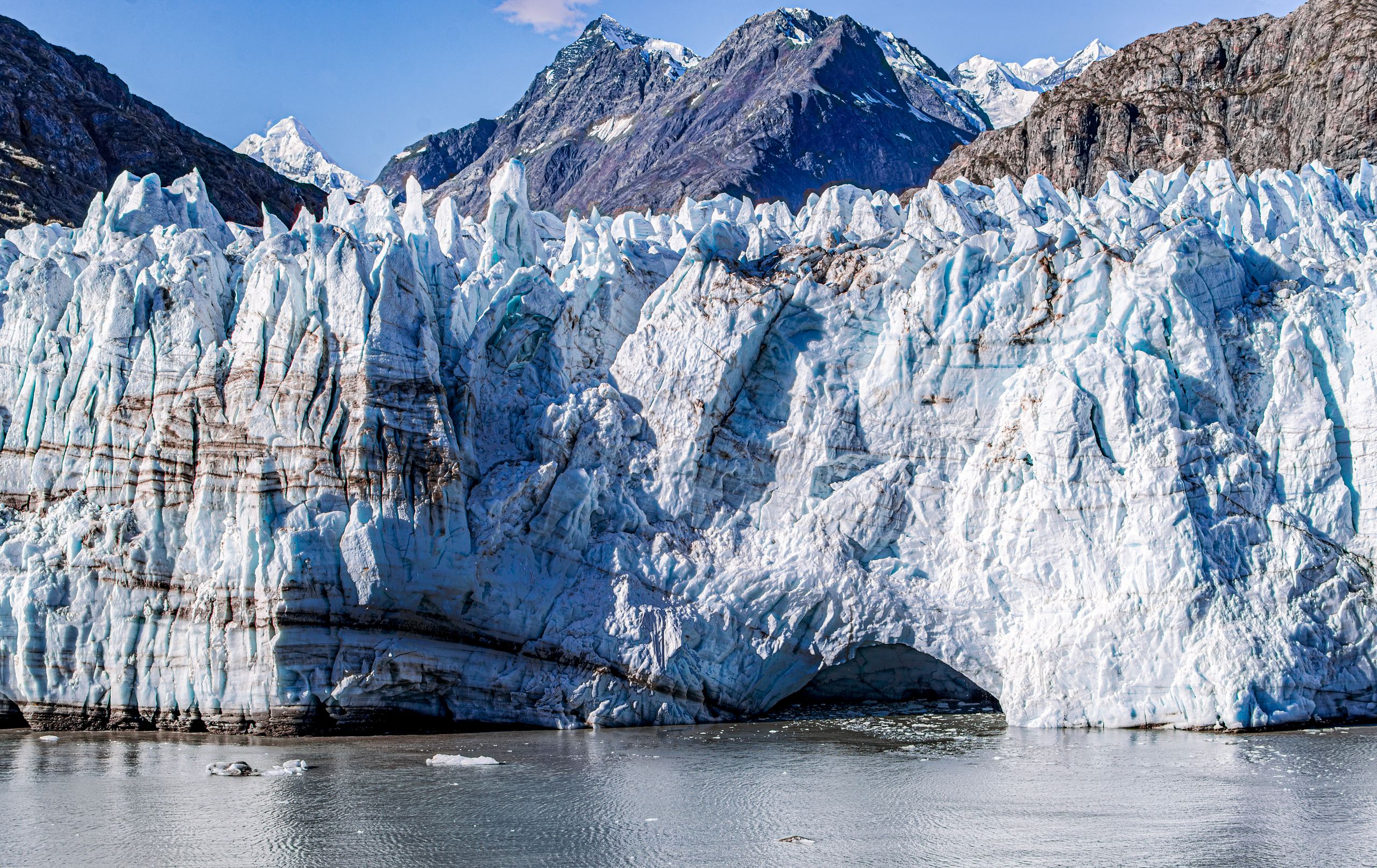 Explore the stunning blue and white hues of Hubbard Glacier, a natural wonder in Alaska's wild landscapes.